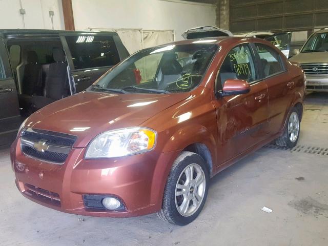 KL1TG5DE4BB259181 - 2011 CHEVROLET AVEO LT BROWN photo 2