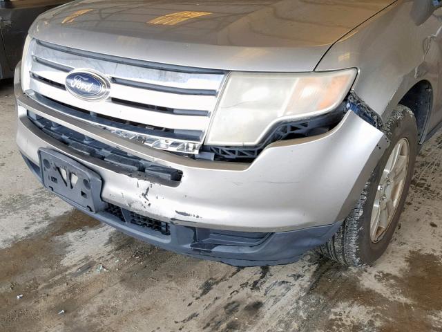 2FMDK36C98BA23426 - 2008 FORD EDGE SE TAN photo 9