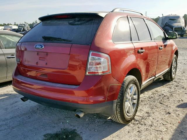 2FMDK36C88BA82788 - 2008 FORD EDGE SE RED photo 4