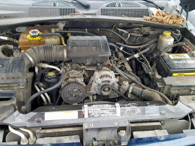 1J4GL48K32W297908 - 2002 JEEP LIBERTY SP BLUE photo 7