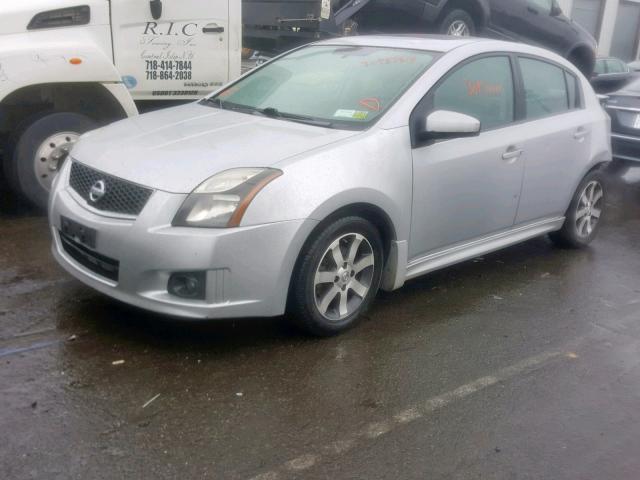 3N1AB6AP4BL713313 - 2011 NISSAN SENTRA 2.0 SILVER photo 2