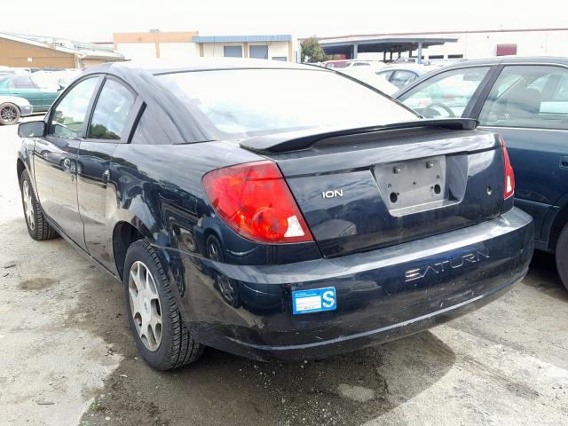 1G8AM12F55Z110734 - 2005 SATURN ION LEVEL BLACK photo 3