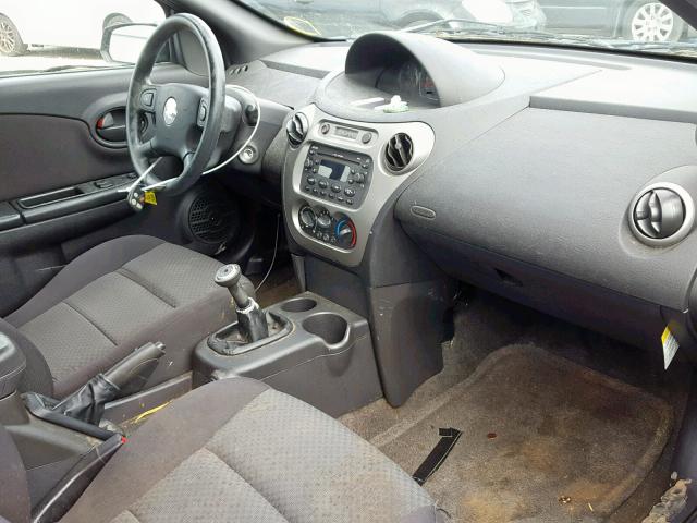 1G8AM12F55Z110734 - 2005 SATURN ION LEVEL BLACK photo 5