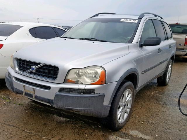 YV1CZ91H541094592 - 2004 VOLVO XC90 T6 SILVER photo 2