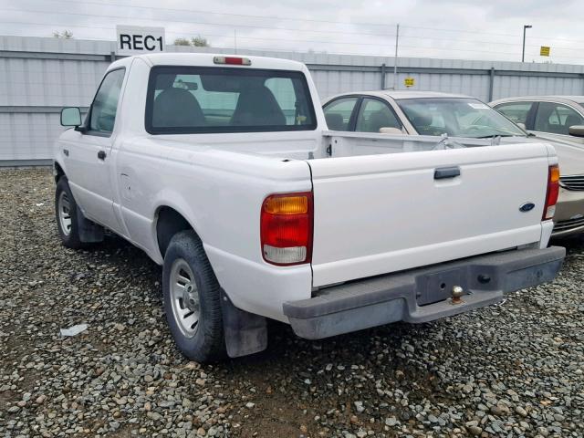 1FTYR10C5XUA49819 - 1999 FORD RANGER WHITE photo 3