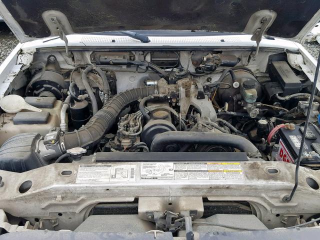 1FTYR10C5XUA49819 - 1999 FORD RANGER WHITE photo 7