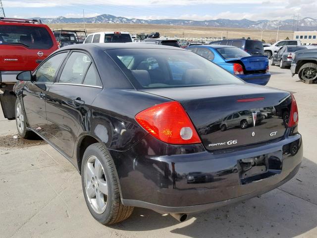 1G2ZH57N984119463 - 2008 PONTIAC G6 GT BLACK photo 3