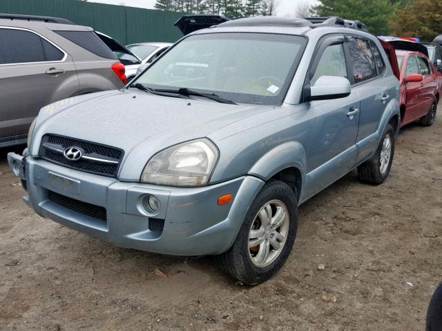 KM8JN72D26U371141 - 2006 HYUNDAI TUCSON GLS GREEN photo 2