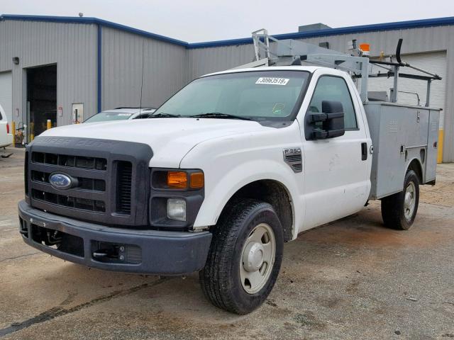 1FTWF30558EA26968 - 2008 FORD F350 SRW S WHITE photo 2