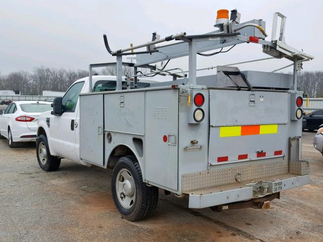 1FTWF30558EA26968 - 2008 FORD F350 SRW S WHITE photo 3