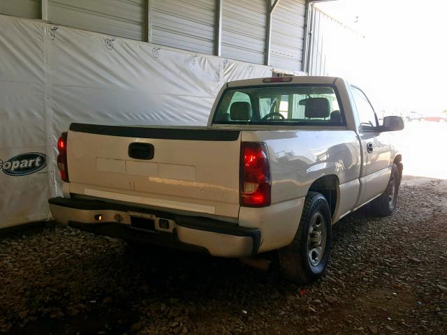 1GCEC14X54Z185108 - 2004 CHEVROLET SILVERADO WHITE photo 4