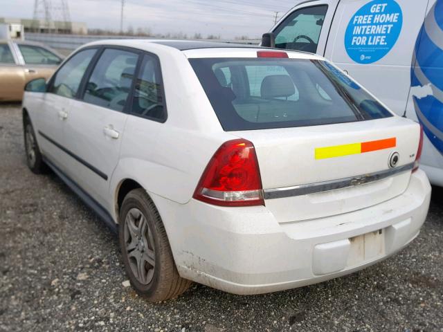 1G1ZS62815F211941 - 2005 CHEVROLET MALIBU MAX 白色 照片 3