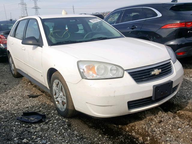 1G1ZS618X6F259702 - 2006 CHEVROLET MALIBU MAX WHITE photo 1