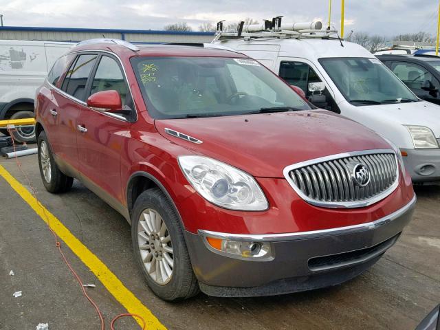 5GAKRCED7CJ191251 - 2012 BUICK ENCLAVE RED photo 1