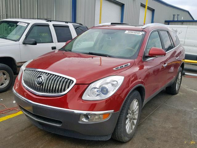 5GAKRCED7CJ191251 - 2012 BUICK ENCLAVE RED photo 2