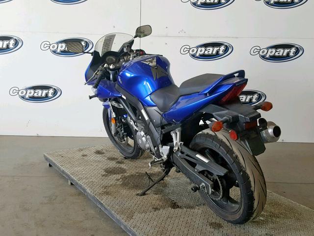 JS1VP53A152104411 - 2005 SUZUKI SV650 BLUE photo 3