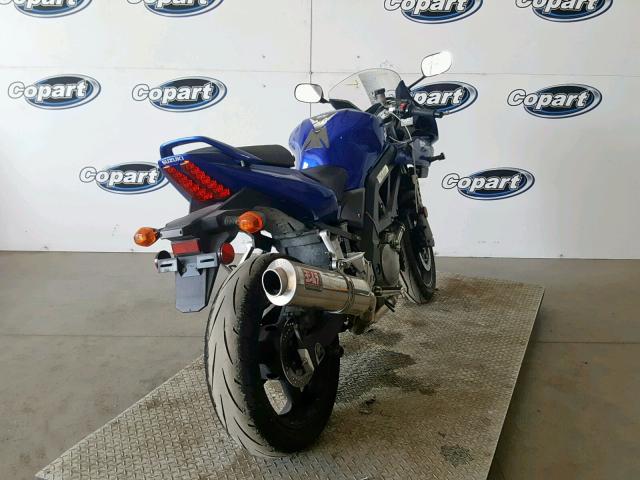 JS1VP53A152104411 - 2005 SUZUKI SV650 BLUE photo 4