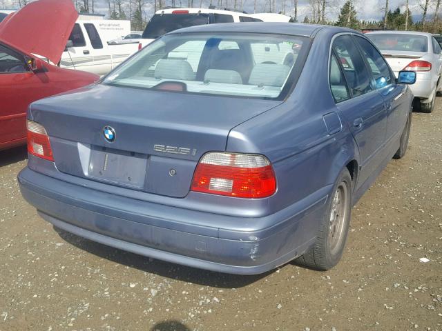 WBADT43462GY40127 - 2002 BMW 525 I AUTO BLUE photo 4
