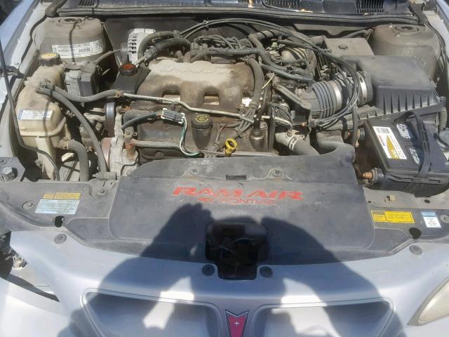 1G2NW12E5YM840416 - 2000 PONTIAC GRAND AM G SILVER photo 7