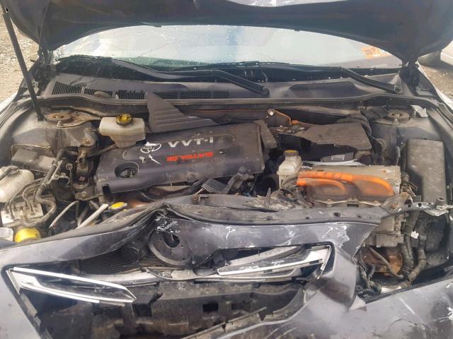 4T1BB46K08U033146 - 2008 TOYOTA CAMRY HYBR GRAY photo 7