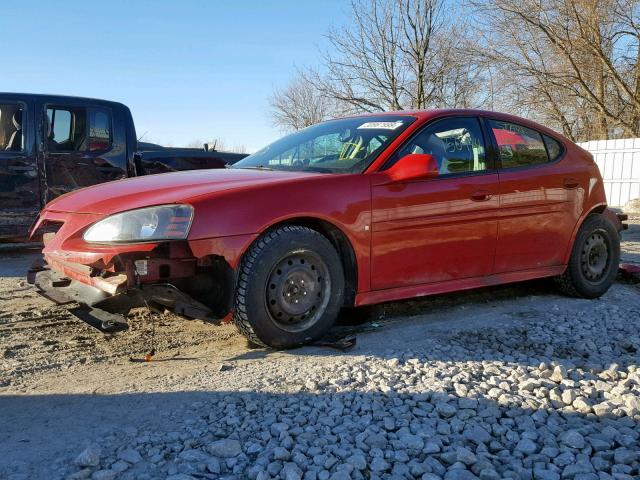 2G2WP552X81187815 - 2008 PONTIAC GRAND PRIX RED photo 9