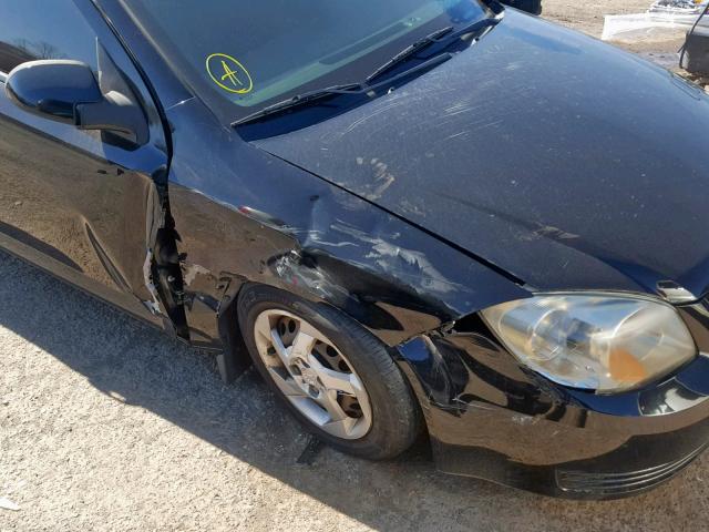 1G2AL18F387183590 - 2008 PONTIAC G5 BLACK photo 9
