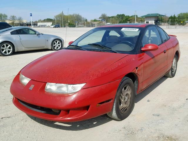 1G8ZY1270XZ362409 - 1999 SATURN SC2 RED photo 2