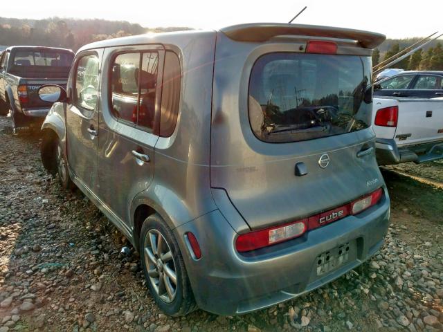 JN8AZ2KR8AT156132 - 2010 NISSAN CUBE BASE GRAY photo 3