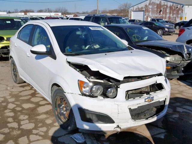 1G1JA5SH6F4130098 - 2015 CHEVROLET SONIC LS WHITE photo 1