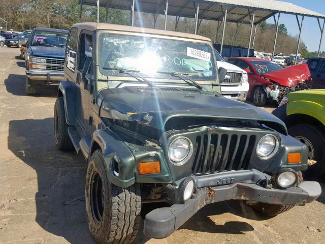 1J4FY49S5VP466644 - 1997 JEEP WRANGLER / GREEN photo 1