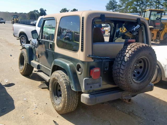 1J4FY49S5VP466644 - 1997 JEEP WRANGLER / GREEN photo 3