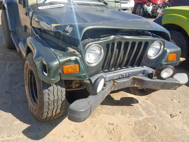 1J4FY49S5VP466644 - 1997 JEEP WRANGLER / GREEN photo 9