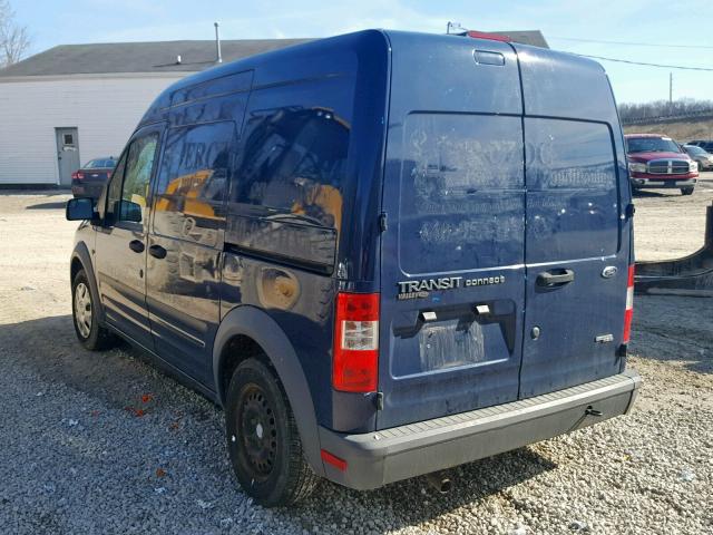 NM0LS7ANXDT175142 - 2013 FORD TRANSIT CO BLUE photo 3