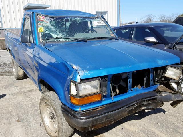 1FTCR11A7NTA28139 - 1992 FORD RANGER BLUE photo 1