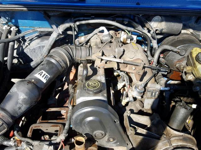 1FTCR11A7NTA28139 - 1992 FORD RANGER BLUE photo 7