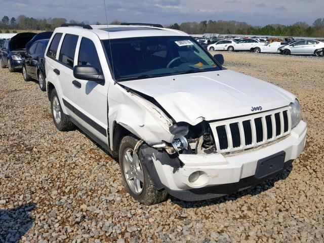 1J4HR48N56C240520 - 2006 JEEP GRAND CHER WHITE photo 1