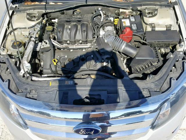 3FAHP0JG4AR383300 - 2010 FORD FUSION SEL SILVER photo 7