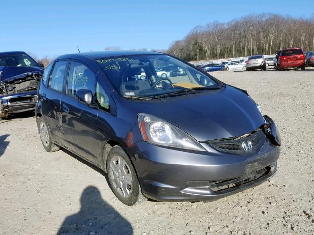 JHMGE8G3XCS005471 - 2012 HONDA FIT GRAY photo 1