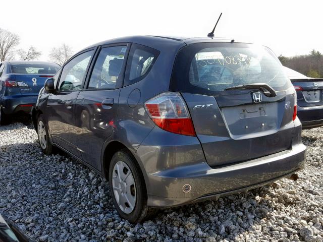 JHMGE8G3XCS005471 - 2012 HONDA FIT GRAY photo 3