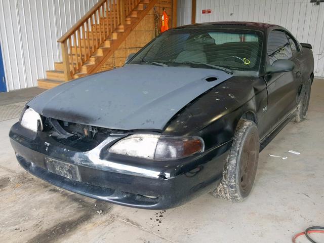 1FALP42TXRF103479 - 1994 FORD MUSTANG GT BLACK photo 2