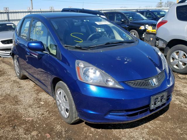 JHMGE8H32DC068722 - 2013 HONDA FIT BLUE photo 1