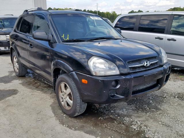 KM8JM12B55U125889 - 2005 HYUNDAI TUCSON GL BLACK photo 1