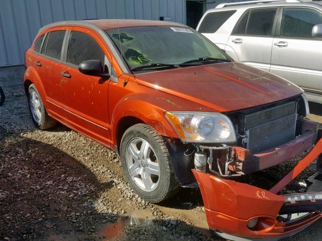 1B3HB48C07D570510 - 2007 DODGE CALIBER SX RED photo 1