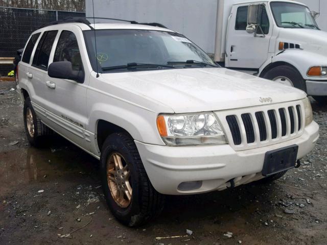 1J4GW68N3XC637662 - 1999 JEEP GRAND CHER WHITE photo 1