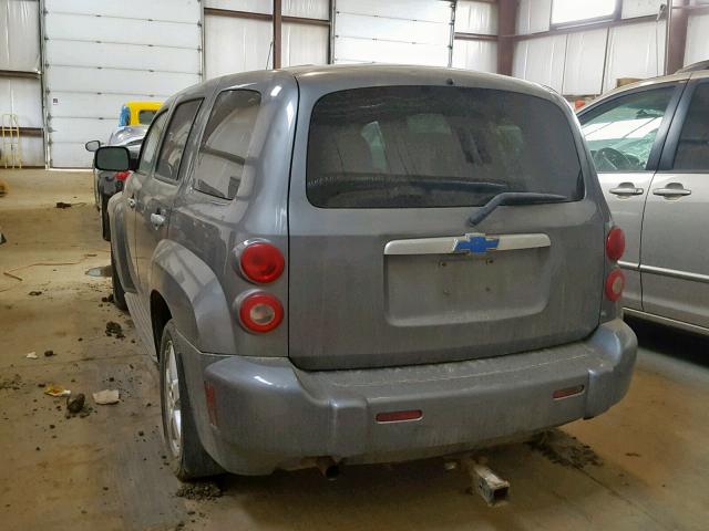 3GNDA13D37S592300 - 2007 CHEVROLET HHR LS GRAY photo 3