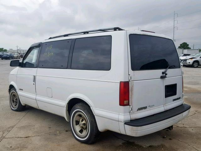 1GNDM19W3XB146384 - 1999 CHEVROLET ASTRO WHITE photo 3