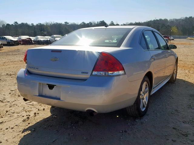 2G1WB5E39G1187069 - 2016 CHEVROLET IMPALA LIM SILVER photo 4