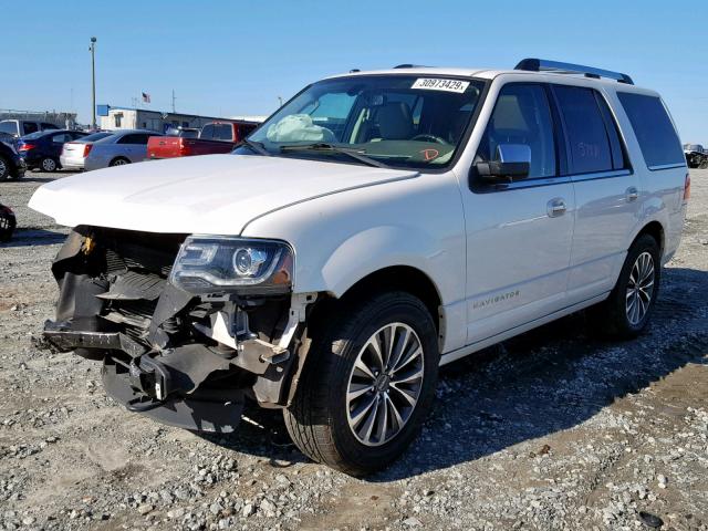 5LMJJ2HT8FEJ01559 - 2015 LINCOLN NAVIGATOR WHITE photo 2