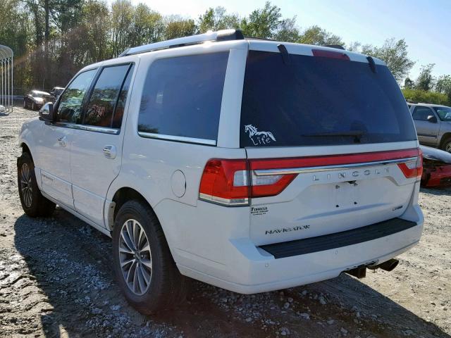 5LMJJ2HT8FEJ01559 - 2015 LINCOLN NAVIGATOR WHITE photo 3