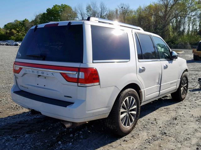 5LMJJ2HT8FEJ01559 - 2015 LINCOLN NAVIGATOR WHITE photo 4